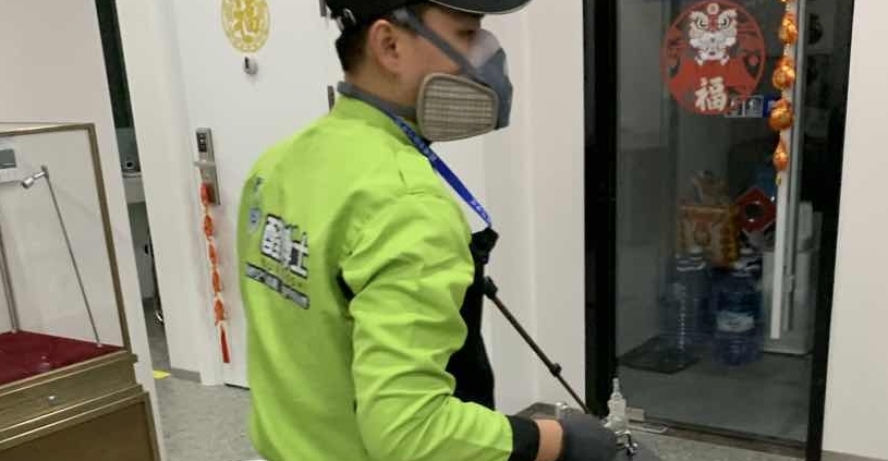 太湖招商银行除甲醛现场